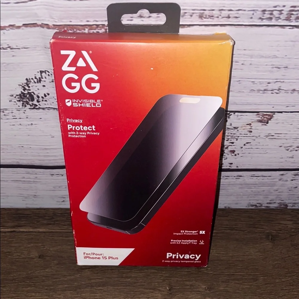 InvisibleShield Privacy Screen Protector for iPhone 15 Plus